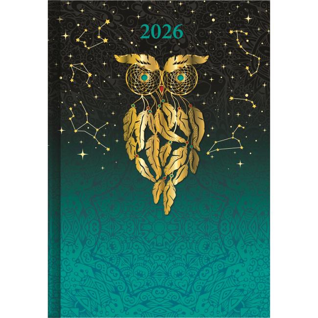 Diár týždenný A5 14,2 x 20,4 cm - ART Lapač snov 2026