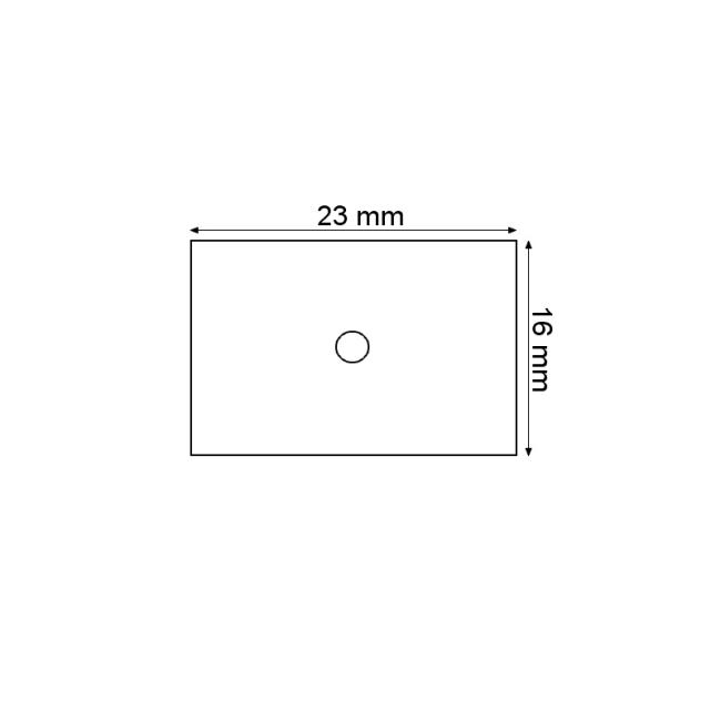 Etikety 16x23 pre1623 cenovka biela obdĺžnikové