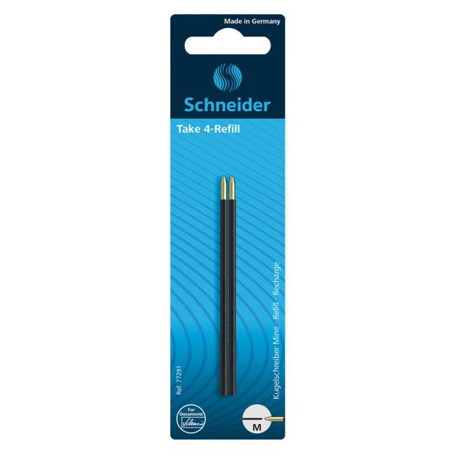 [SN077291] Náplň do guľôčkového pera Take 4 čierna 2ks