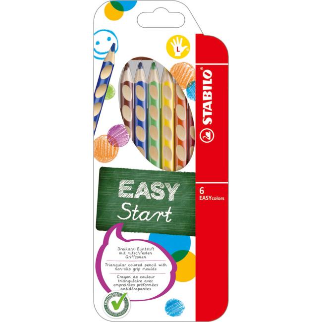 [ST331006] Drevené farbičky EASYcolors L 6sada