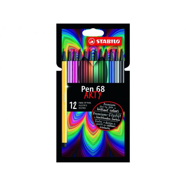 [ST681220] Sada popisovačov STABILO Pen 68/12S ’ARTY’