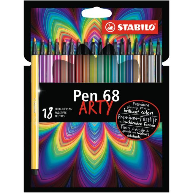 [ST681820] Sada popisovačov STABILO Pen 68/18S ’ARTY’