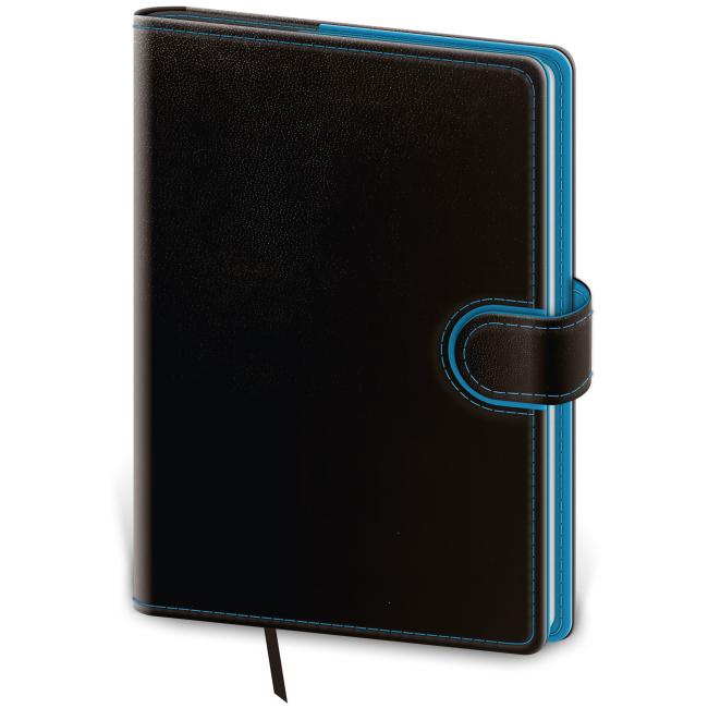 [DFL432-2] Diár Flip daily B6 12x16,5cm - čierno/modrý 2026