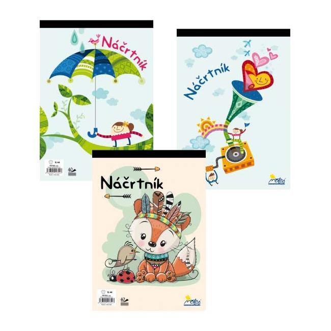 [XX000615] Skicár N44 A4 40 listov