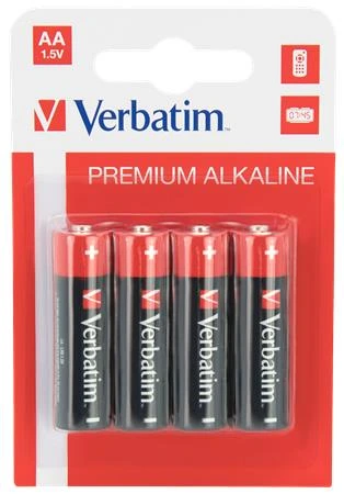 Batéria Verbatim tužková Alkaline Power AA-LR6/1ks