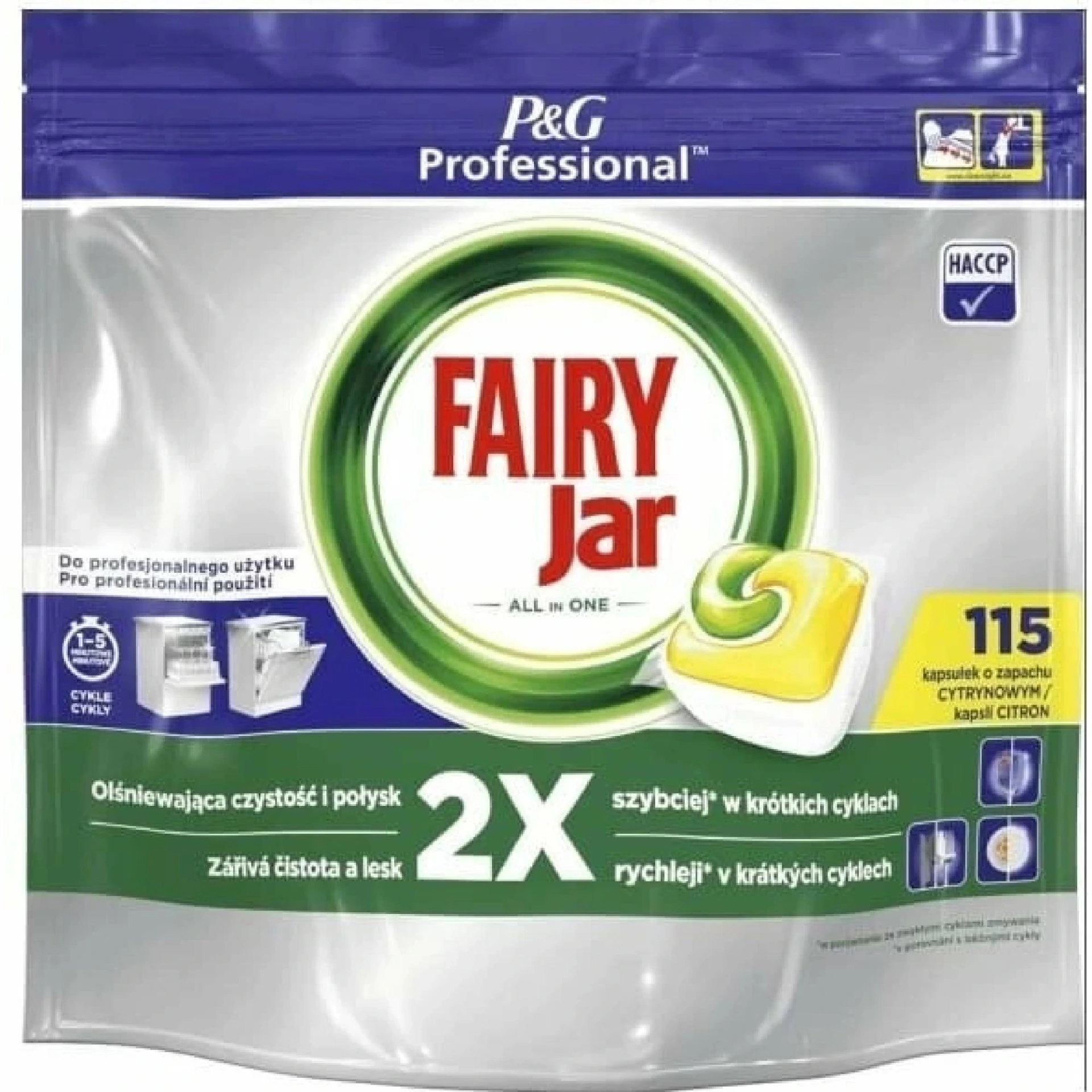 JAR tablety do umývačky riadu Original Yellow 125ks (Contracted)