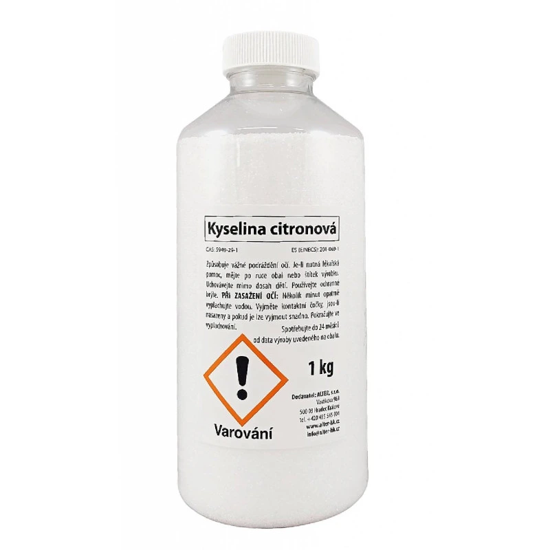 KYSELINA CITRÓNOVÁ 1kg (Contracted)
