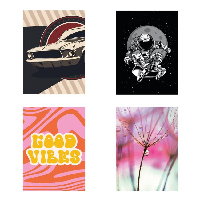 [DO256271] Zošit 564, A5, linajkový, 70 g, mix motívov