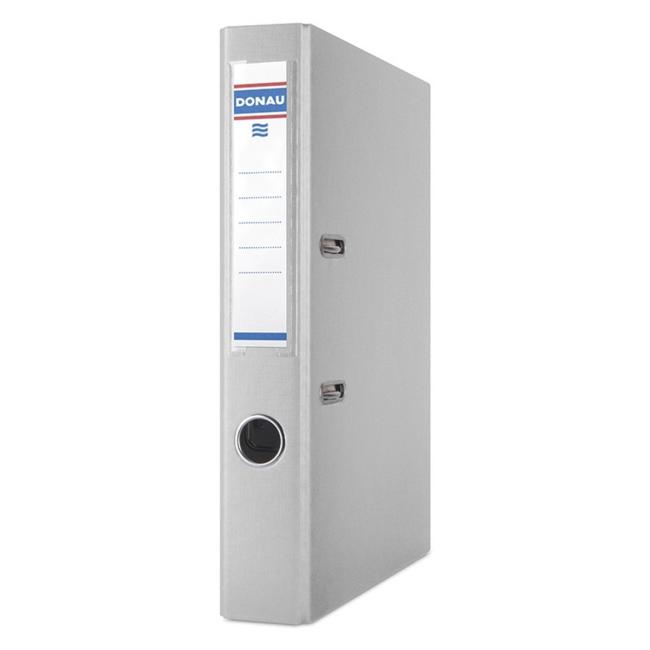 Zakladač pákový DONAU Master, kartón a fólia, A4/50 mm, sivý