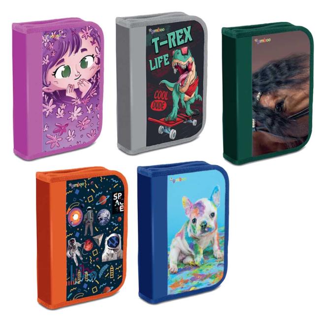 [DO675023] Peračník DONAU 1 zipsový plný 1-klopý, mix motívov, 10 ks