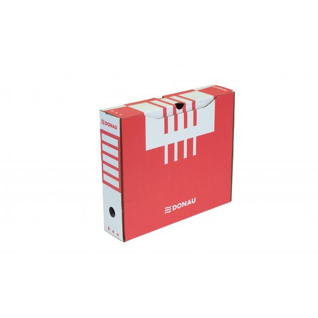 [DO766004] Archívny box DONAU 80mm červený