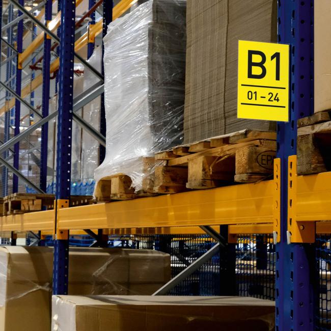 [DU187219] Magnetické značenie uličky A5, na výšku, transparentné Magnetické značenie uličky