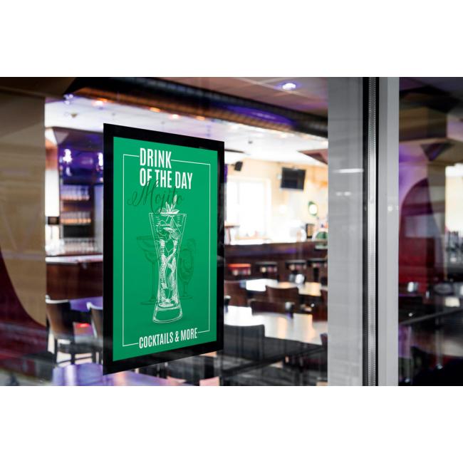 [DU484101] Samolepiaci panel Duraframe Sun A4 čierny