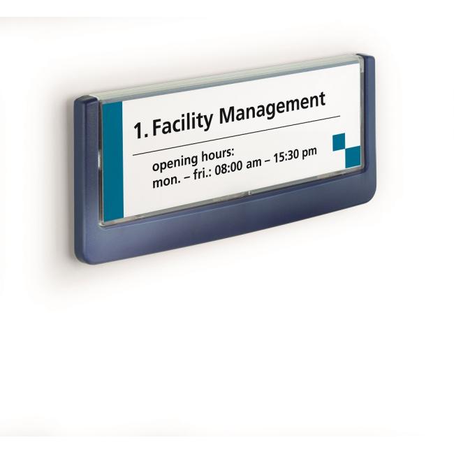 [DU486007] Informačná tabuľka Click Sign 149x52,5 modrá