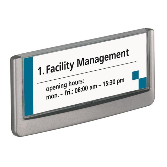 [DU486037] Informačná tabuľka Click Sign 149x52,5 grafitová