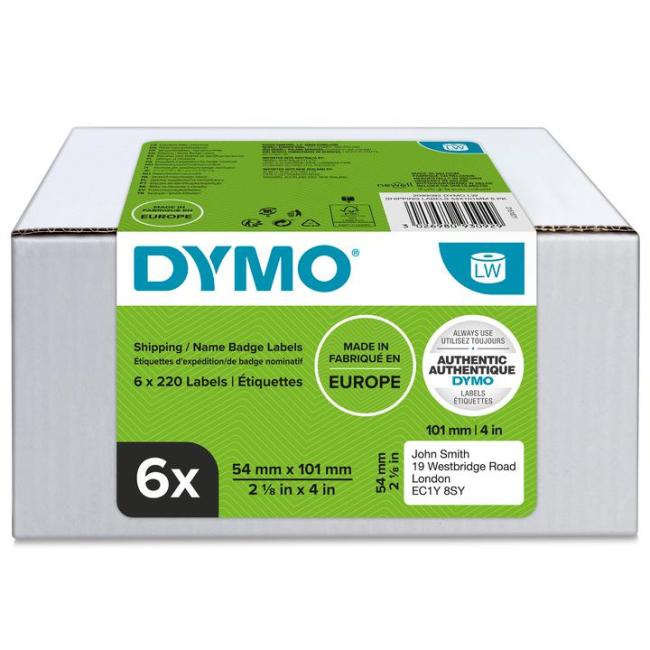 [DY093092] Samolepiace etikety Dymo LW 101x54mm menovky balíky biele 1320ks