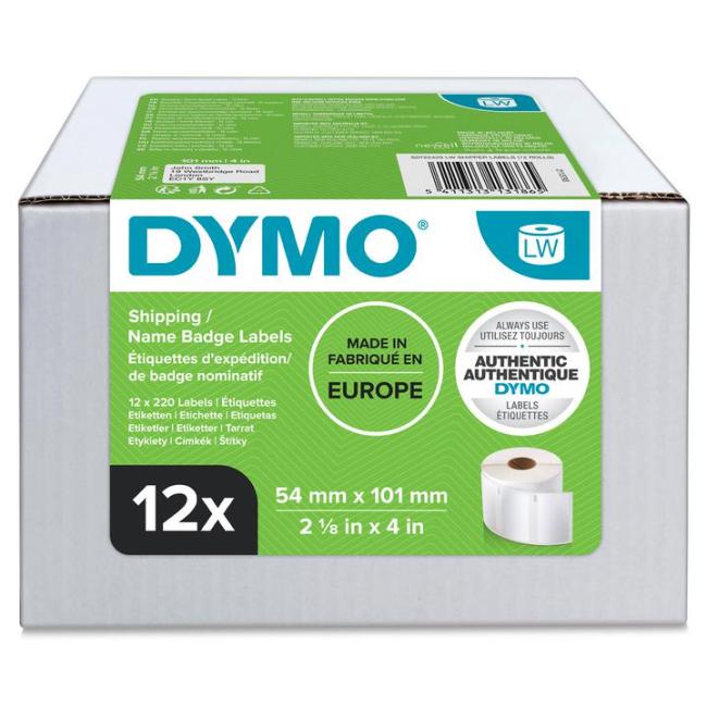 [DY722420] Samolepiace etikety Dymo LW 101x54mm menovky balíky biele 2640ks