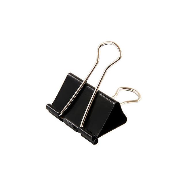 [EC411905] Klipy na dokumenty Office Products 41mm čierne