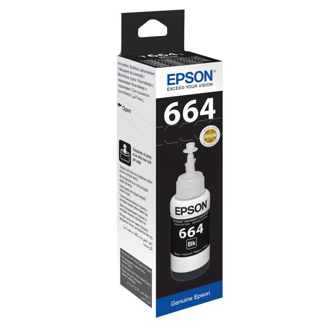 [EP020249] Atramentová náplň Epson C13T66414A black pre L100/L200/L300/L1300/L355/L365/L386 (4.000 str.)