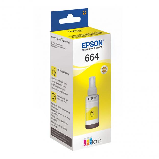 [EP020252] Atramentová náplň Epson C13T66444A yellow pre L100/L200/L300/L1300/L355/L365/L386 (4.000 str.)