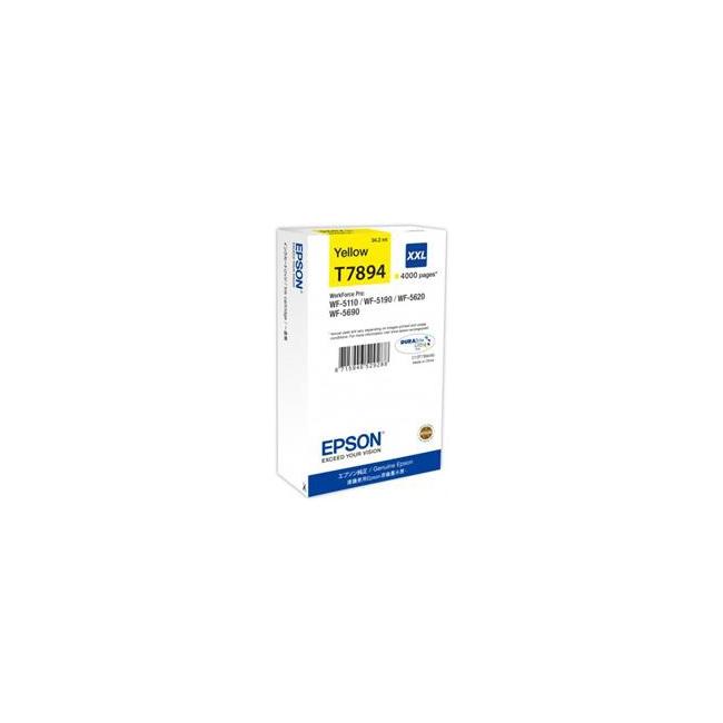 Atramentová náplň Epson C13T789440 yellow XXL pre WF-5620/5690/5190/5000 (4.000 str.)