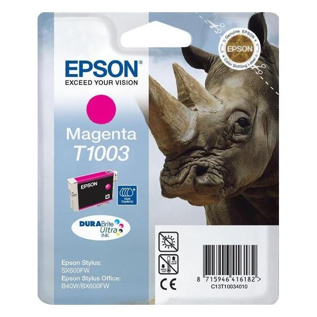 [EP100340] Atramentová náplň Epson C13T10034010 magenta pre SO B40W/BX600FW/BX610FW/BX310 (625 str.)