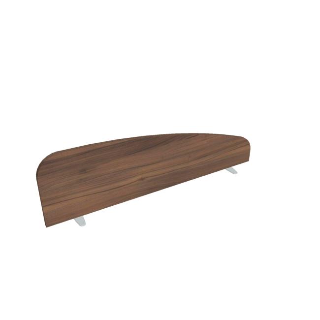 [ON135170] Paraván Hobis na plochu stola, oblý, 140 cm, orech