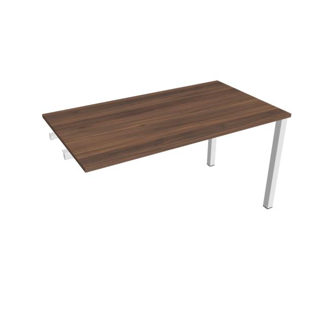 [ON142873] Rokovací stôl Uni k pozdĺ. reťazeniu, 140x75,5x80 cm, orech/biela