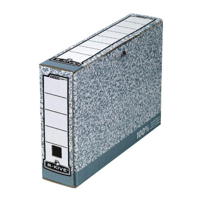 [FE008000] Archívny box Fellowes BANKERS BOX 80mm sivý/biely