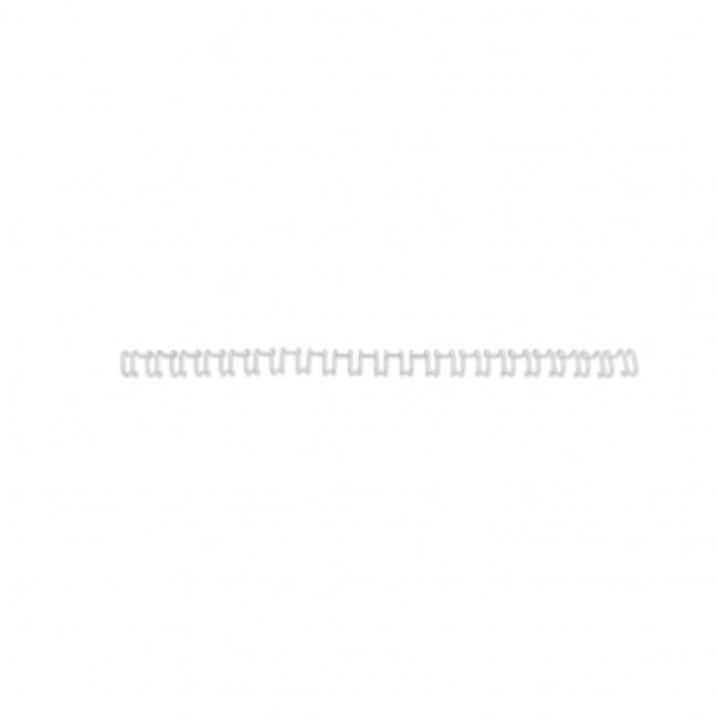 Drôtové hrebene GBC Multibind 21kr. 10mm biele