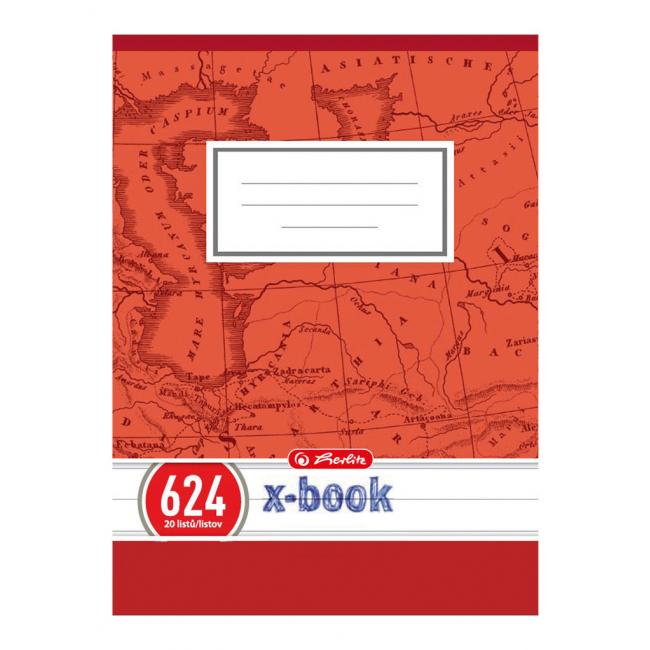 [HL078219] Zošit Herlitz 624, A6, linajkový, 70g/m2