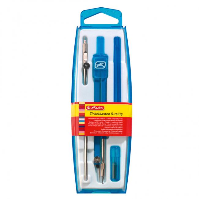 [HL710501] Kružidlo súprava Herlitz 5 - dielna, mix farieb